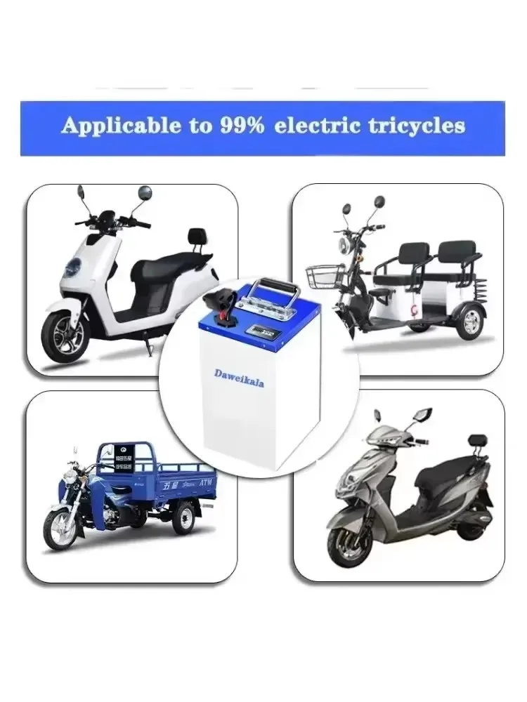 Super Capacity Electric Vehicle Lithium Battery Pack 48V60V72V for Electric Motorcycle Tricycle - Long Range 200km
Super Capacity Electric Vehicle Lithium Battery Pack 48V60V72V for Electric Motorcycle Tricycle - Long Range 200km