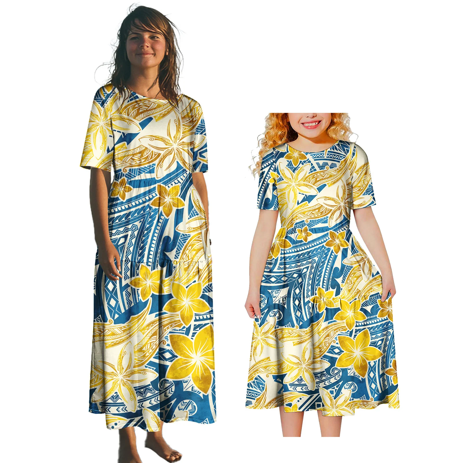 Island Art Design Father Mother Children Clothes Baby Girl Cake Dresses Customized Matching Family Outfits Samoa Puletasi Dress 
Island Art Design Father Mother Children Clothes Baby Girl Cake Dresses Customized Matching Family Outfits Samoa Puletasi Dress