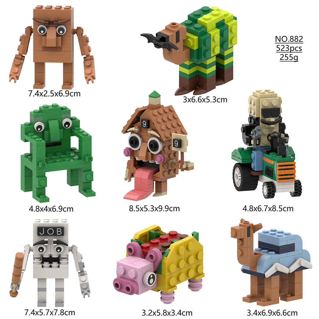 Shimpanzini Bananini New Chapter 3 Brainrot Tung Sahur Mini Figures Large Collection Tralalero Tralala Building Blocks Toys
Shimpanzini Bananini New Chapter 3 Brainrot Tung Sahur Mini Figures Large Collection Tralalero Tralala Building Blocks Toys
