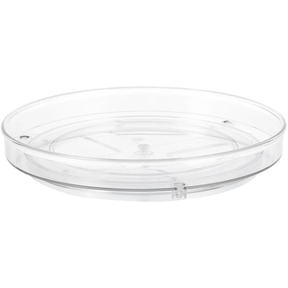 Round Kitchen Rotation Rack Spice Jar Organizer Rotatable Seasoning Shelf Turntable Countertop Storage Tray Household Condiment
