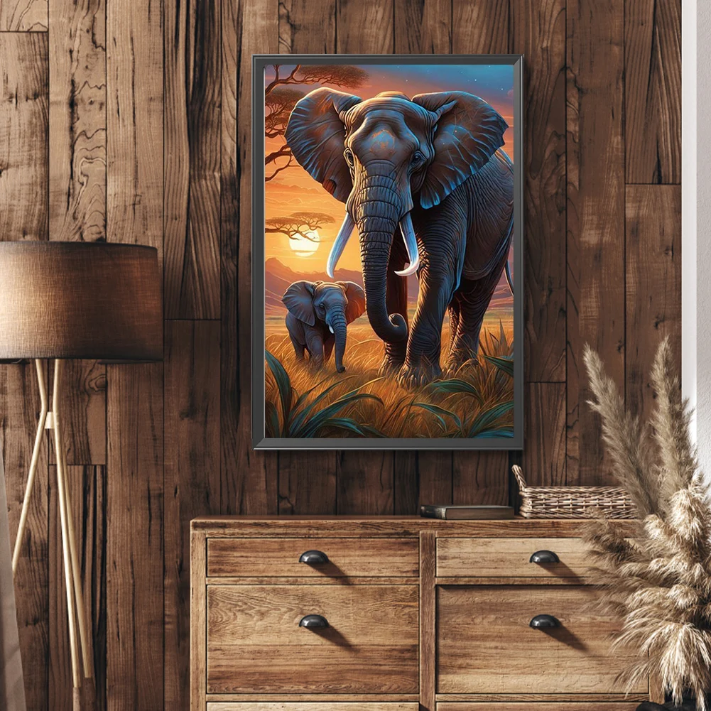 5D DIY Full Round Drill Diamond Painting Elephant Home Decor Art Craft 40x60cm
5D DIY Full Round Drill Diamond Painting Elephant Home Decor Art Craft 40x60cm