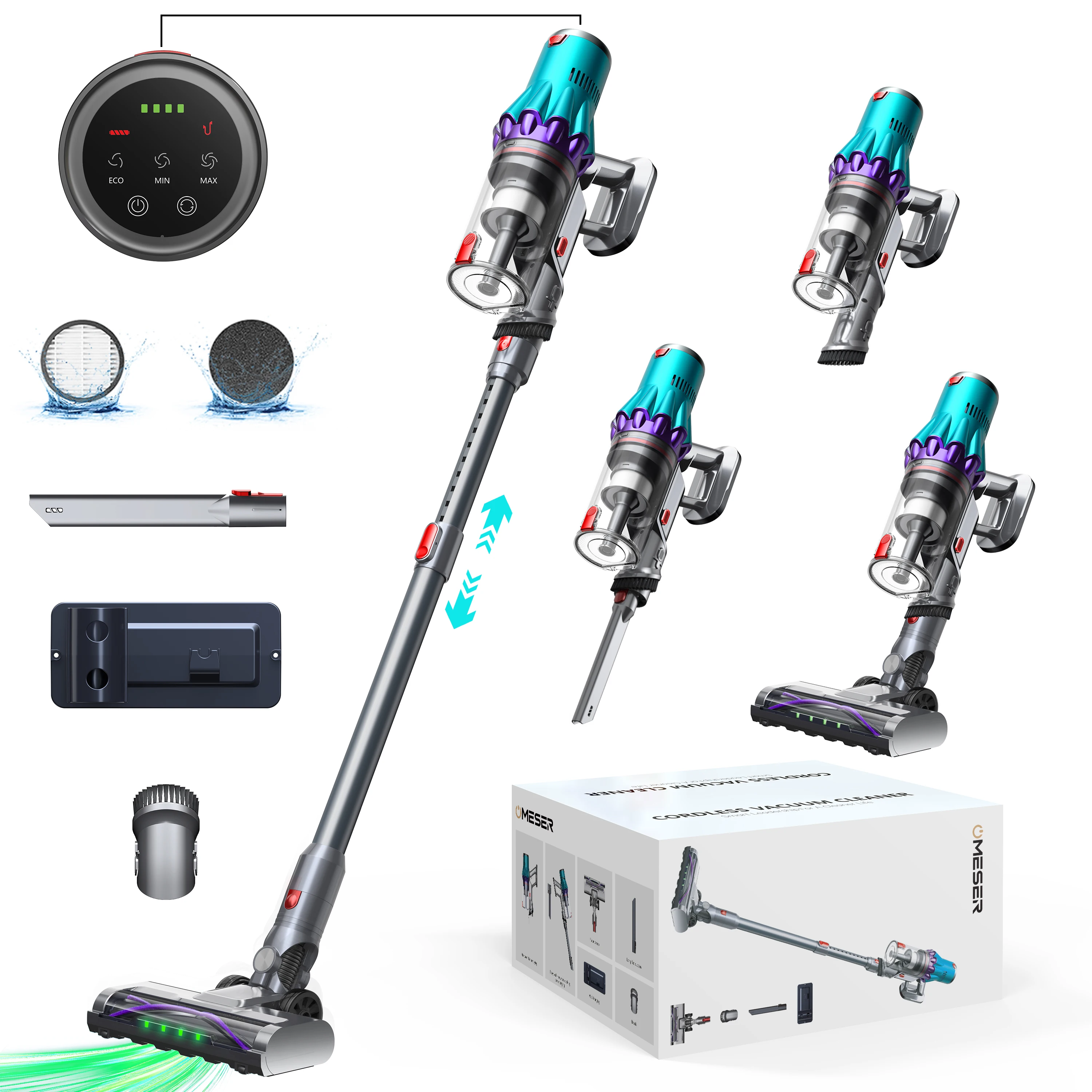 Professional LED Light Handheld Portable Household RV Ready Cordless Vacuum Cleaner Stick for Household Car
Professional LED Light Handheld Portable Household RV Ready Cordless Vacuum Cleaner Stick for Household Car