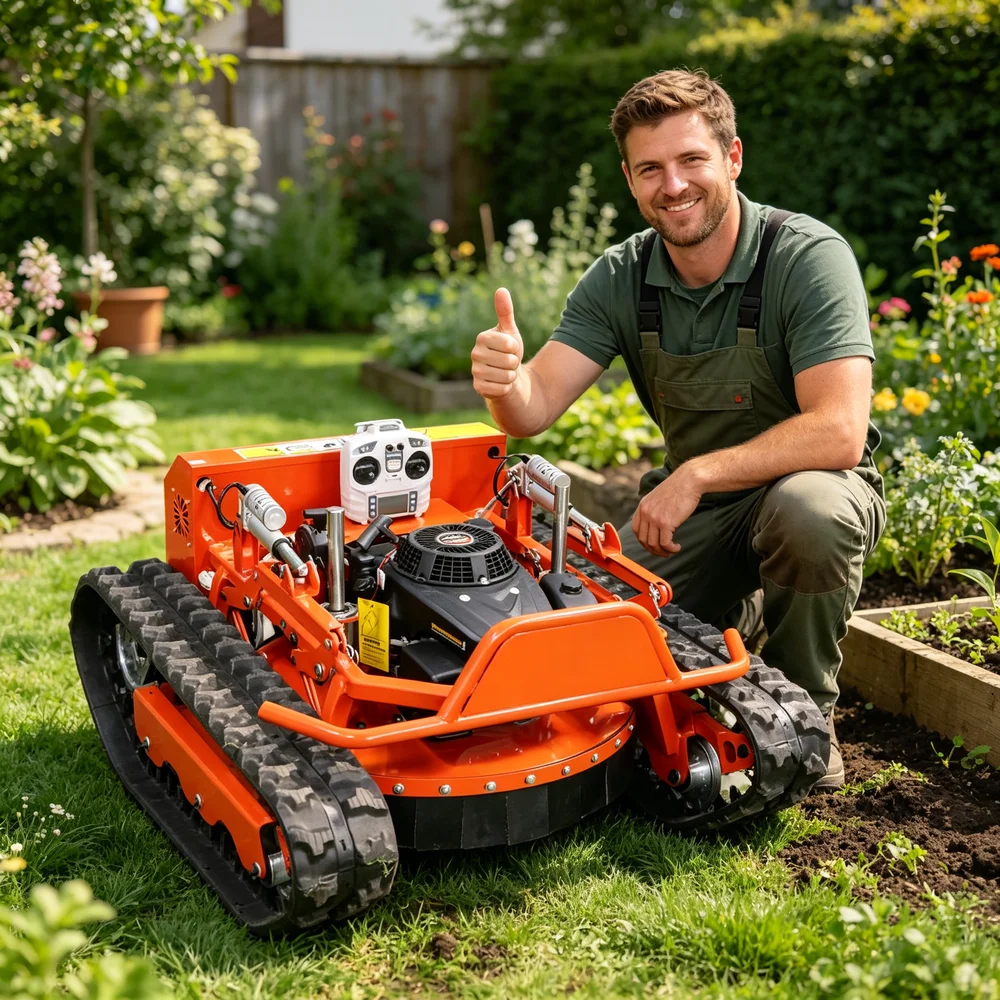 Labor Saving Remote Control Lawn Mower Customizable Product for Thick Grass Slopes Reduce Effort Tool for Farm Use
Labor Saving Remote Control Lawn Mower Customizable Product for Thick Grass Slopes Reduce Effort Tool for Farm Use
