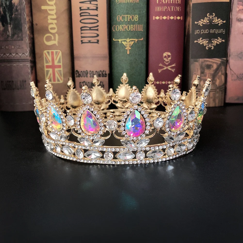 Rhinestone Crown Headpiece Bridal Tiara For Wedding Party Prom Festival Hair Accessories Women Fashion Headdress
Rhinestone Crown Headpiece Bridal Tiara For Wedding Party Prom Festival Hair Accessories Women Fashion Headdress
