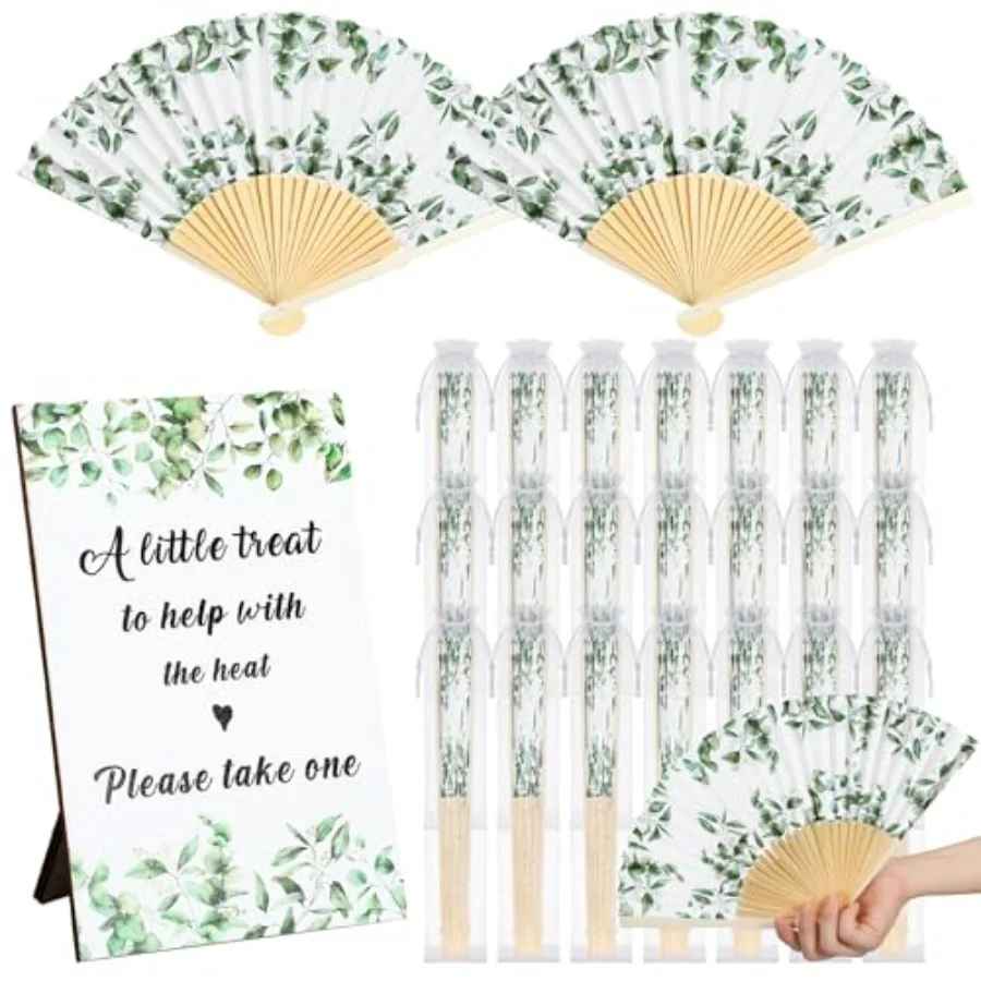 51 Pcs Wedding Favors for Guests Bulk 25 Wedding Foldable Hand Fans Handheld Paper Fans with 25 Organza Bags and a Table Sign f
51 Pcs Wedding Favors for Guests Bulk 25 Wedding Foldable Hand Fans Handheld Paper Fans with 25 Organza Bags and a Table Sign f