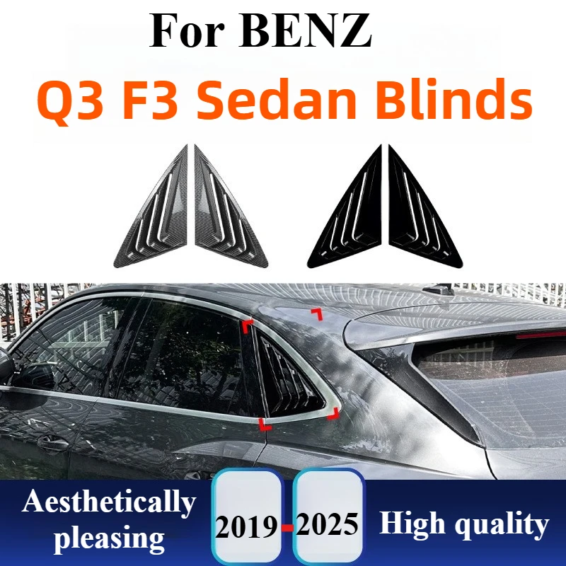 For Audi Q3 F3 Sportback 2019+ Rear Triangle Louver Window Sticker Decal Carbon Fiber Look Modification Trim Tuning Accessory
For Audi Q3 F3 Sportback 2019+ Rear Triangle Louver Window Sticker Decal Carbon Fiber Look Modification Trim Tuning Accessory