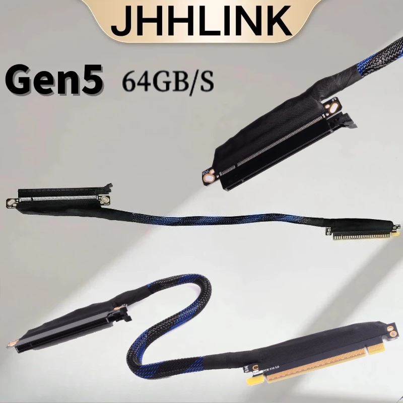 64GB\S GEN 5 PCI-E 5.0 X16 Server External Graphics Card Extension Cable Lossless Server Braided Mesh Flexible GPU Adapter Cable
64GB\S GEN 5 PCI-E 5.0 X16 Server External Graphics Card Extension Cable Lossless Server Braided Mesh Flexible GPU Adapter Cable