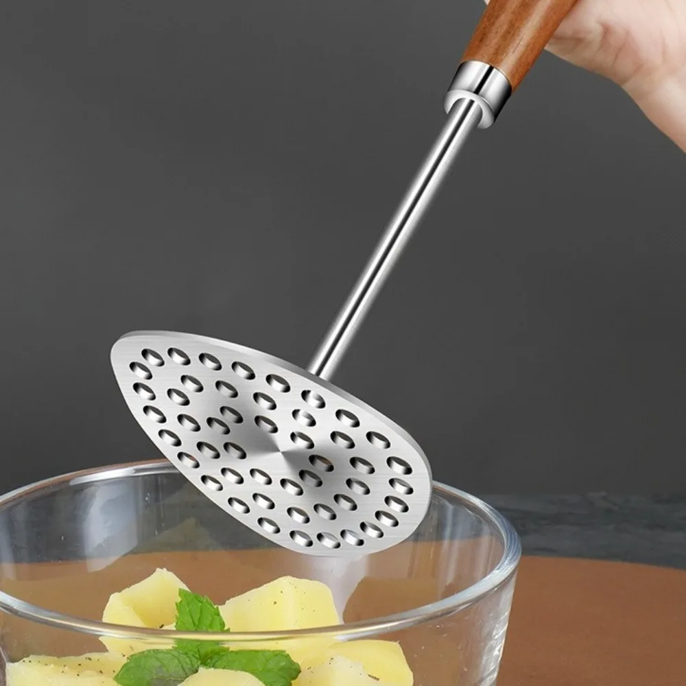 Heavy Duty Stainless Steel Potato Masher Professional Hanging Food Masher Manual Hand Convenient Fruits Crusher Home
Heavy Duty Stainless Steel Potato Masher Professional Hanging Food Masher Manual Hand Convenient Fruits Crusher Home