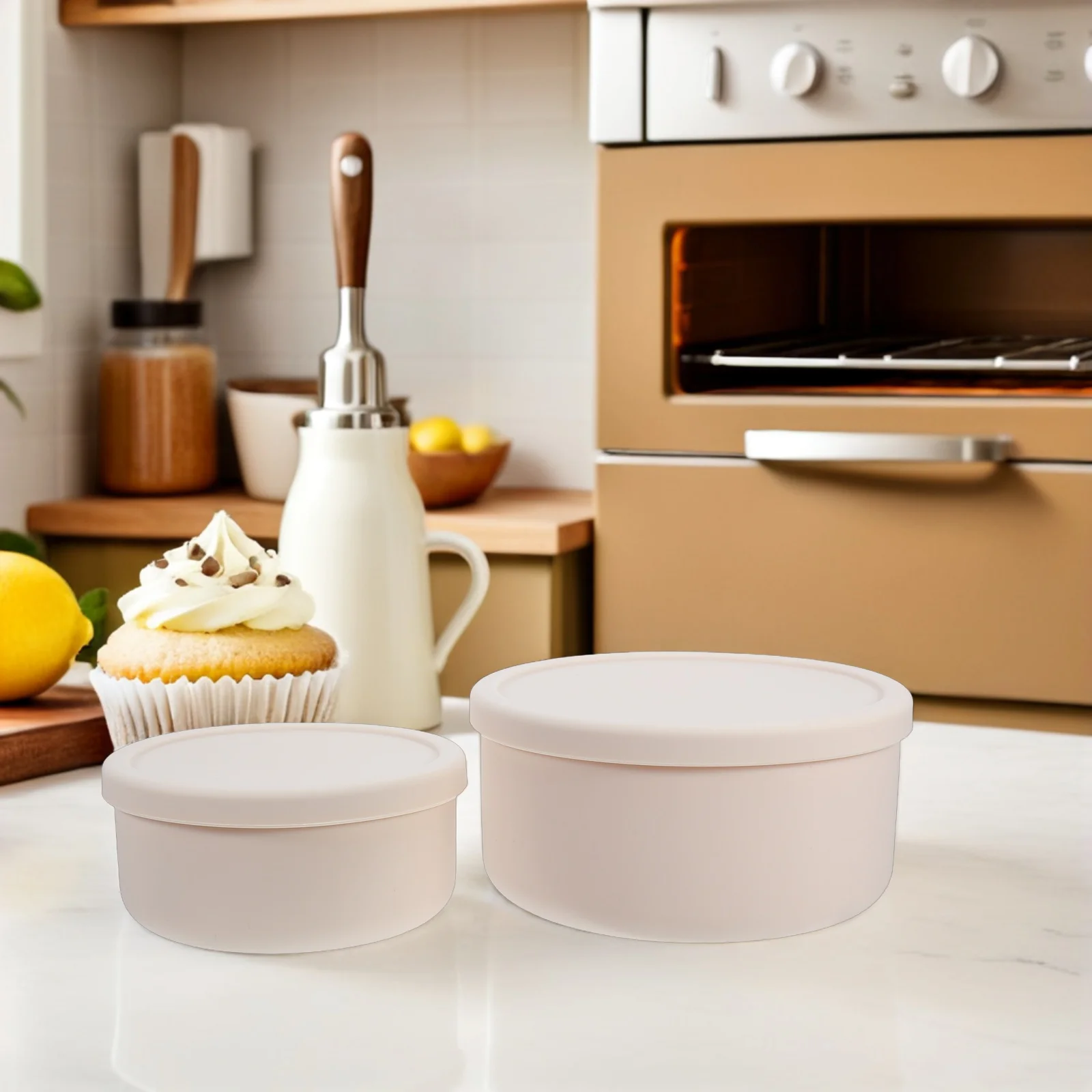 2pcs Silicone Pizza Dough Proofing Container 1300Ml 700Ml Stackable Airtight Bread Fermentation Box Dough Rising Bowl For
2pcs Silicone Pizza Dough Proofing Container 1300Ml 700Ml Stackable Airtight Bread Fermentation Box Dough Rising Bowl For
