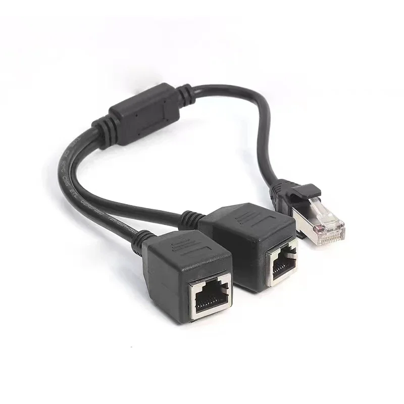 1 Male to 2 Female 2 Ways RJ45 Ports Ethernet Network Splitter Adapter 1 to 2 Socket Connector Extension LAN Double Ports
1 Male to 2 Female 2 Ways RJ45 Ports Ethernet Network Splitter Adapter 1 to 2 Socket Connector Extension LAN Double Ports