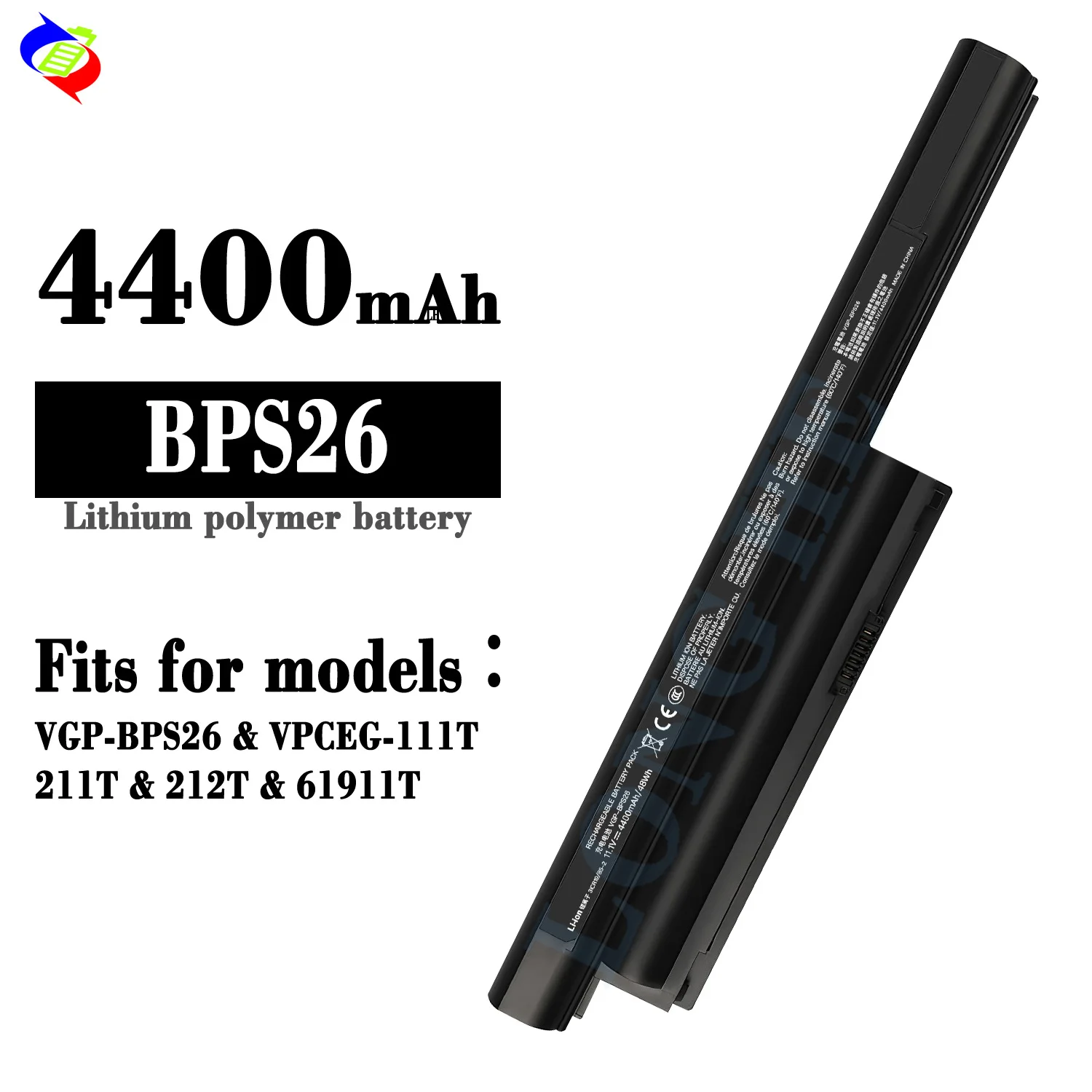BPS26 Laptop Battery for Sony VAIO VGP-BPS26 VGP-BPL26 VGP-BPS26A SVE14A SVE15 SVE17 VPC-CA VPC-CB VPC-EG VPC-EH Battery
BPS26 Laptop Battery for Sony VAIO VGP-BPS26 VGP-BPL26 VGP-BPS26A SVE14A SVE15 SVE17 VPC-CA VPC-CB VPC-EG VPC-EH Battery