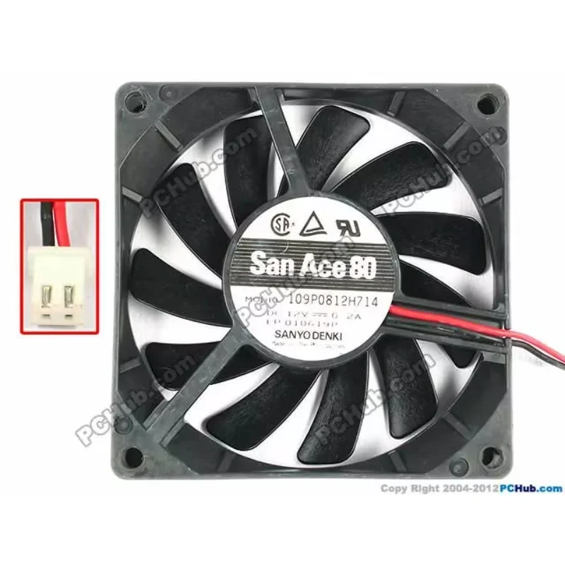 Охлаждающий вентилятор сервера Sanyo Denki 109P0812H714, 12 В постоянного тока, 0,2 А, 80x80x15 мм, 2-проводной
Охлаждающий вентилятор сервера Sanyo Denki 109P0812H714, 12 В постоянного тока, 0,2 А, 80x80x15 мм, 2-проводной