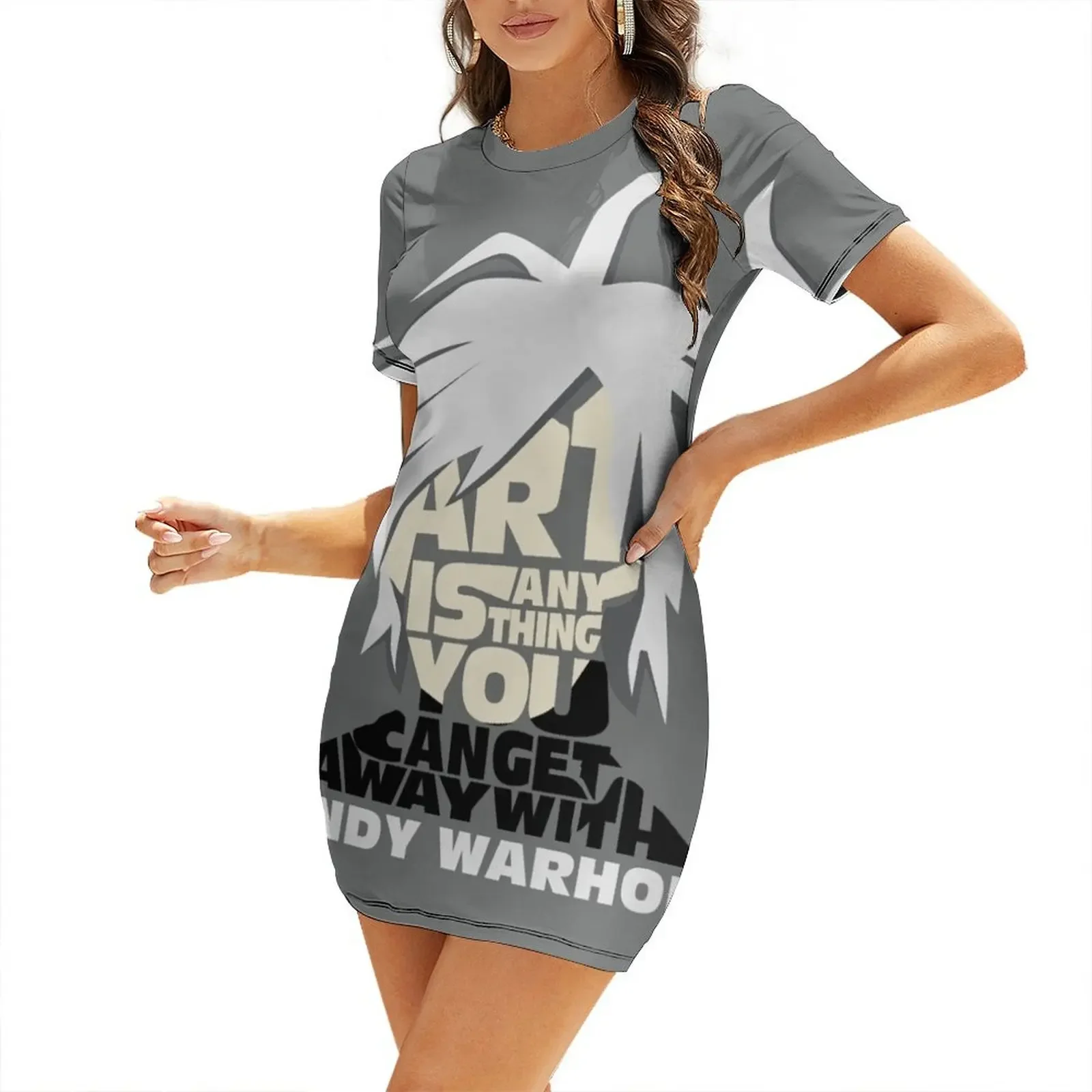 Andy Warhol - Art is anything you can get away with - quote Short-Sleeved Dress dress party night elegant dresses for women
Andy Warhol - Art is anything you can get away with - quote Short-Sleeved Dress dress party night elegant dresses for women