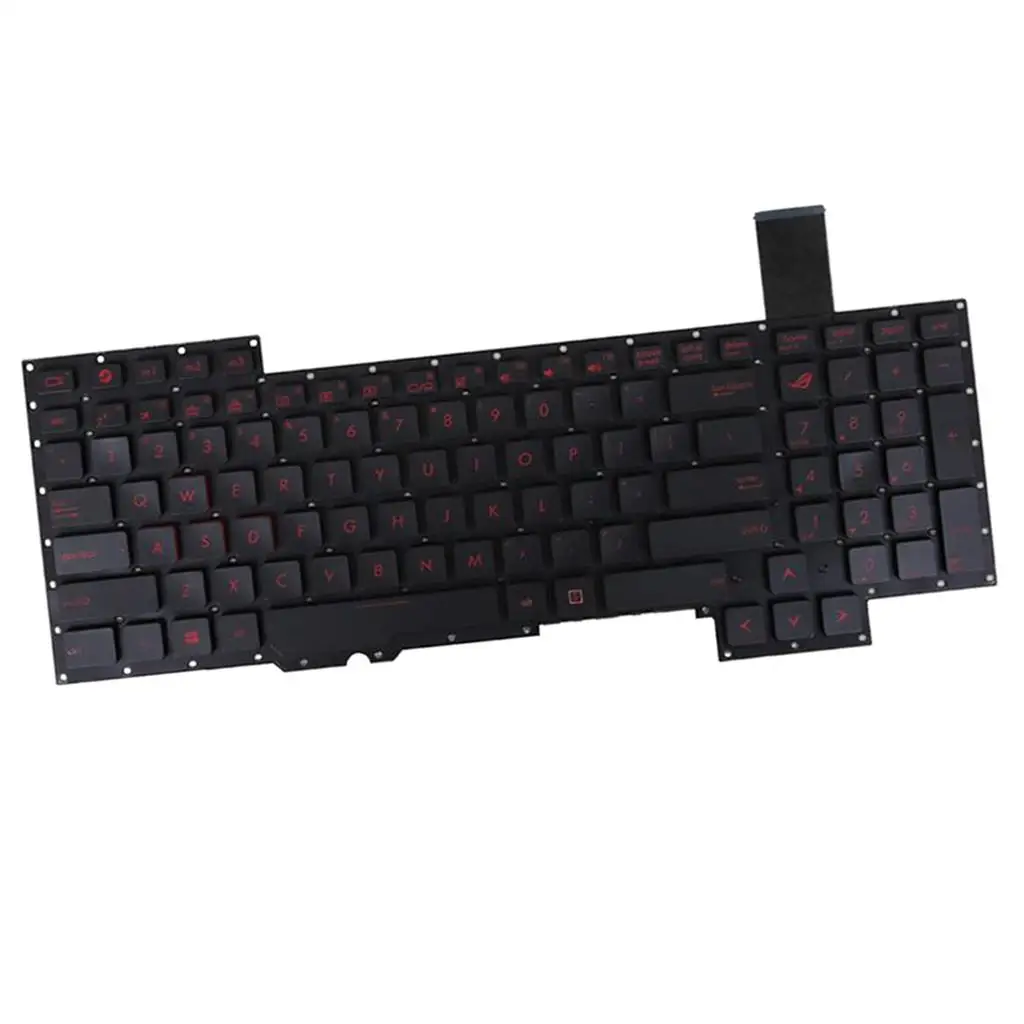 Slim Laptop Keyboard Plastic Replacement US Layout Notebook Computer Keyboard Full Size for G751J G751JM
Slim Laptop Keyboard Plastic Replacement US Layout Notebook Computer Keyboard Full Size for G751J G751JM