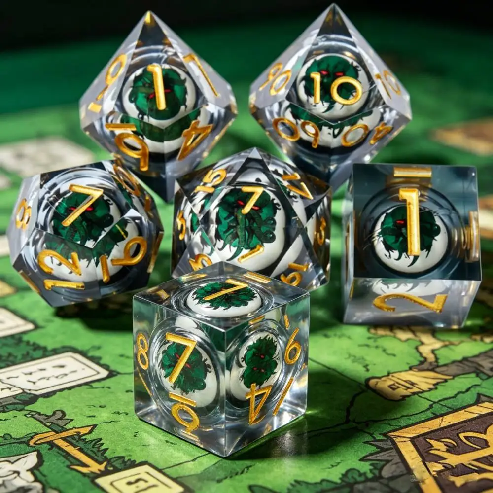 Dragon Octopus Dice RPG Resin Dice set DND Polyhedral Dice Set for Dungeons and Dragon Role Playing games Animals Tiger Dice
Dragon Octopus Dice RPG Resin Dice set DND Polyhedral Dice Set for Dungeons and Dragon Role Playing games Animals Tiger Dice