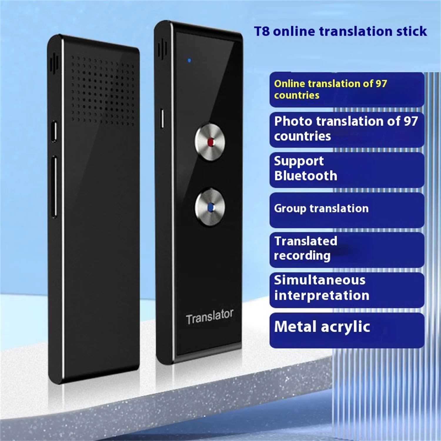 Struggle with Languages Worldwide T8+ Translator: 97 - Country Online & Photo Translate, Bluetooth - Ready
Struggle with Languages Worldwide T8+ Translator: 97 - Country Online & Photo Translate, Bluetooth - Ready