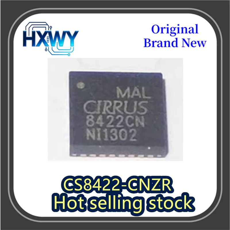 (3/30 pieces) CS8422-CNZR CS8422CN packaged QFN-32 sampling rate converter chip brand new and original.
(3/30 pieces) CS8422-CNZR CS8422CN packaged QFN-32 sampling rate converter chip brand new and original.