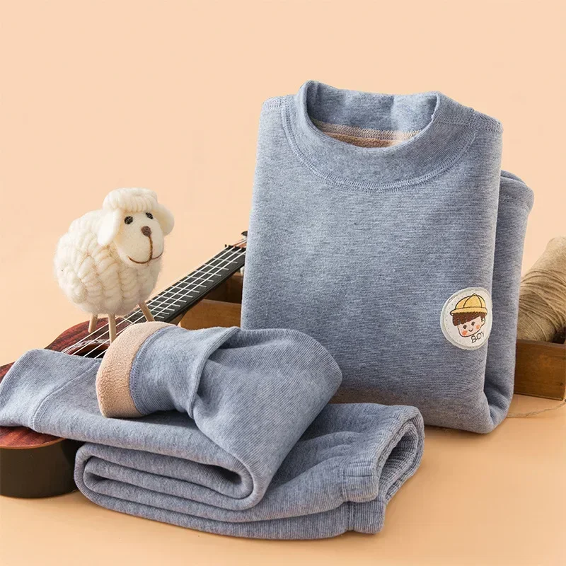 Boys Girls Long Johns Soft Toddler Homewear 2 To 14 Y Kids Thermal Clothing Children Underwear Thermal Set Winter Fleece Thick
Boys Girls Long Johns Soft Toddler Homewear 2 To 14 Y Kids Thermal Clothing Children Underwear Thermal Set Winter Fleece Thick