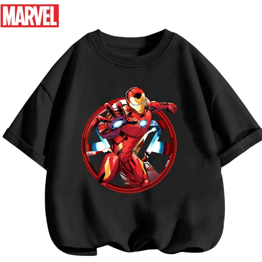 Футболка с изображением Железного человека для мальчиков, топ с изображением Авенджеров для девочек, летние дышащие топы Marvel, новая аниме-одежда 2026 года
Футболка с изображением Железного человека для мальчиков, топ с изображением Авенджеров для девочек, летние дышащие топы Marvel, новая аниме-одежда 2026 года