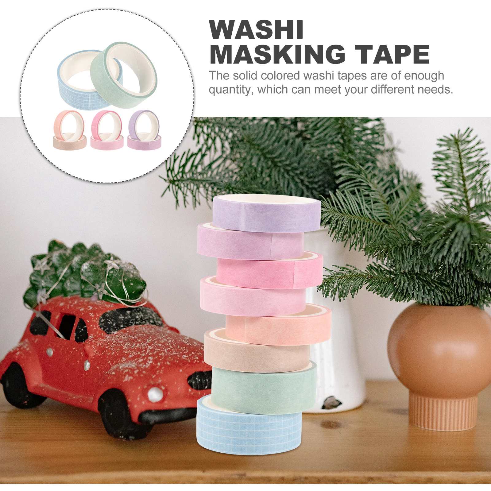 8 Rolls Washi Tapes Solid Washi Tape For Journaling Color Craft Supplies Party Decorations Scrapbook DIY H Account Thin
8 Rolls Washi Tapes Solid Washi Tape For Journaling Color Craft Supplies Party Decorations Scrapbook DIY H Account Thin