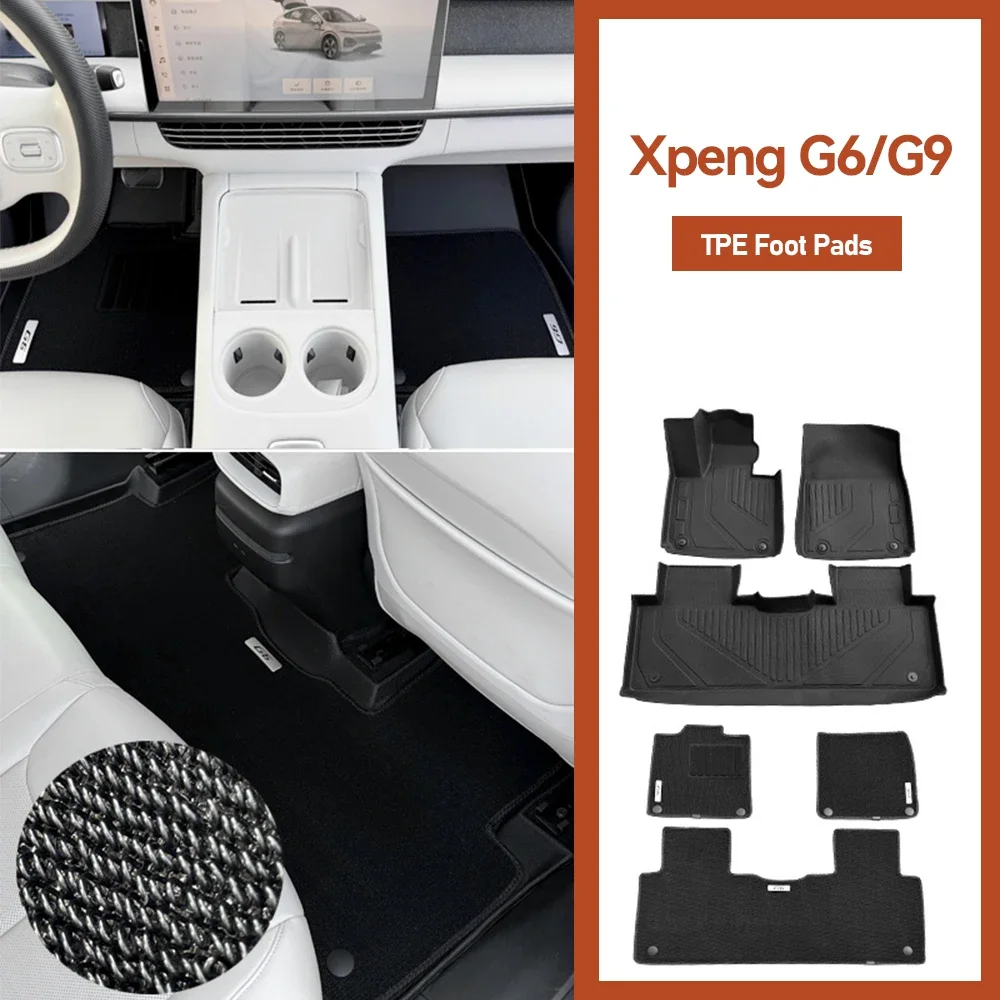 Подходит для Xpeng G6 G9 TPE подушечки для ног, автомобильные ковровые подушечки для ног, водонепроницаемый двухслойный коврик для пола, модификация интерьера Xiaopeng
Подходит для Xpeng G6 G9 TPE подушечки для ног, автомобильные ковровые подушечки для ног, водонепроницаемый двухслойный коврик для пола, модификация интерьера Xiaopeng
