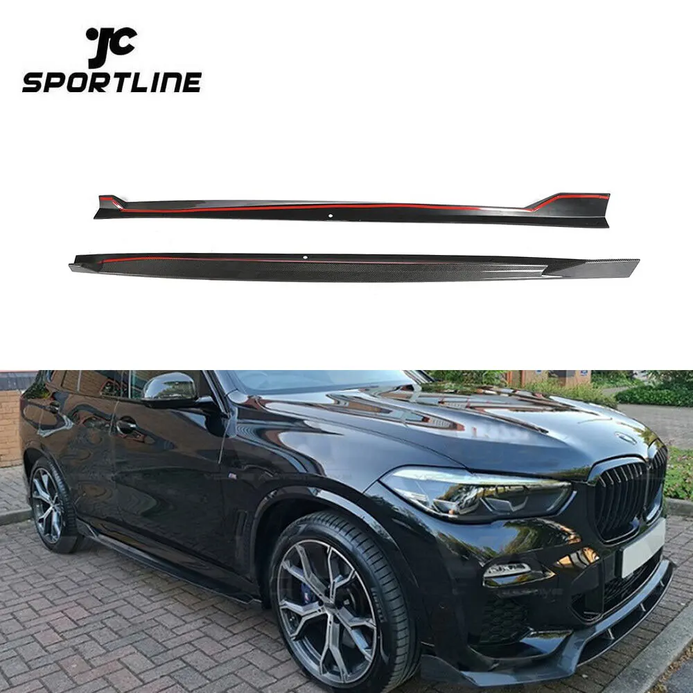 Carbon Fiber Side Skirts Extensions for BMW X5 G05 M-Tech Utility 4-Door 2019
Carbon Fiber Side Skirts Extensions for BMW X5 G05 M-Tech Utility 4-Door 2019
