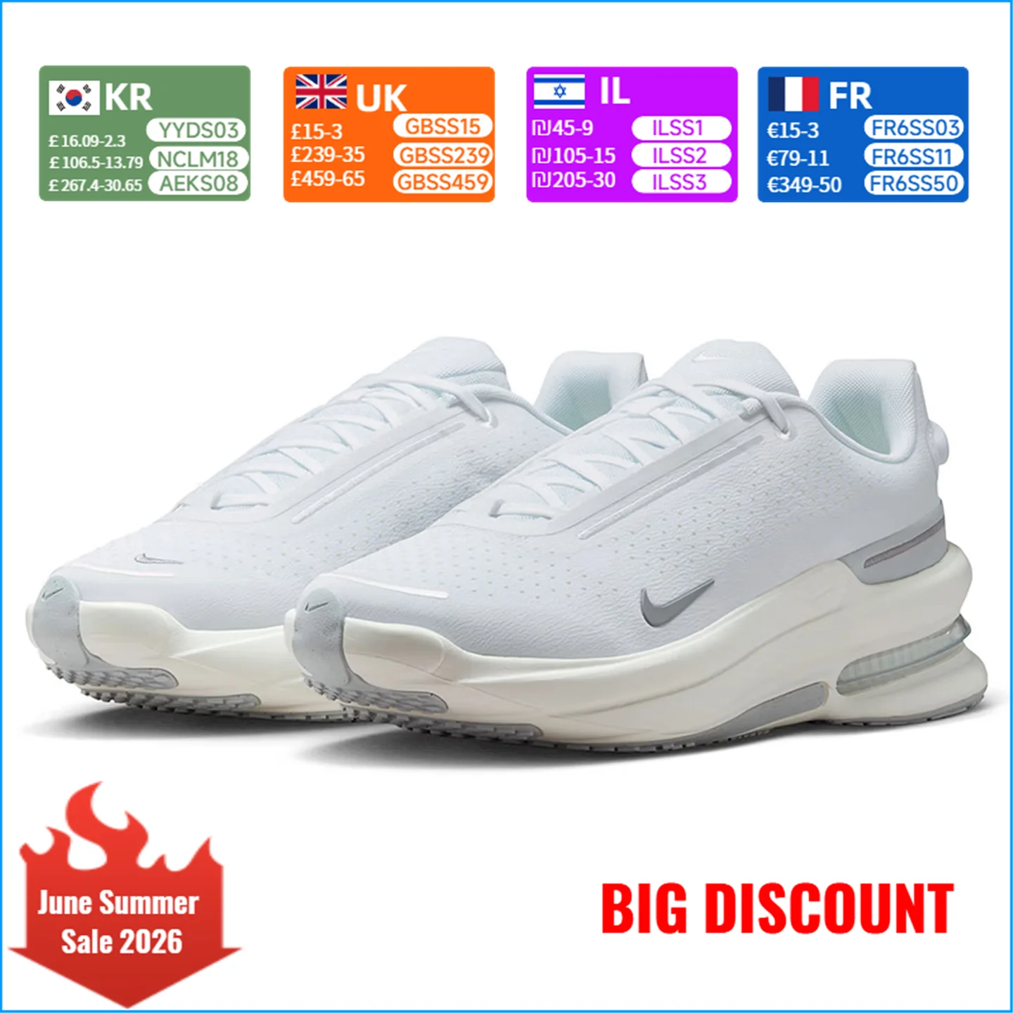 Nike Air Zoom Uptown SC Men's Low-Top Running Shoes Comfortable, Soft, Cushioned, Breathable, Lightweight Gray IB2746-103
Nike Air Zoom Uptown SC Men's Low-Top Running Shoes Comfortable, Soft, Cushioned, Breathable, Lightweight Gray IB2746-103