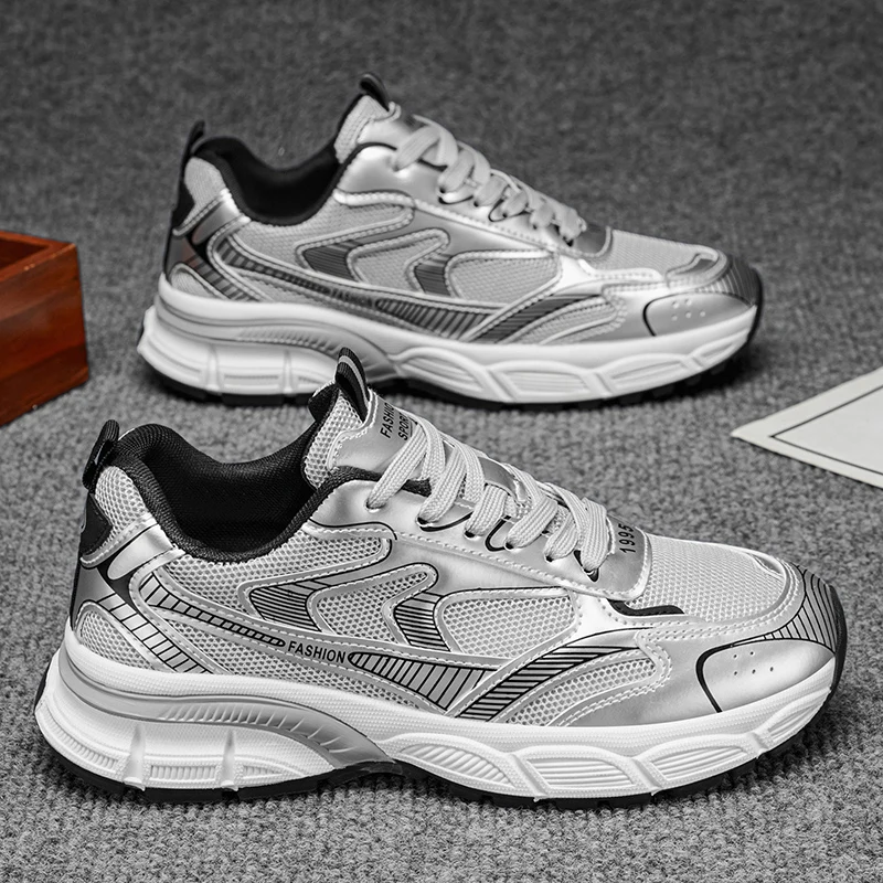 Summer Breathable Mesh Mixed Color Sports Shoes Outdoor Walking Couple Casual Shoe Retro Trend Thick Sole Sneakers for Men
Summer Breathable Mesh Mixed Color Sports Shoes Outdoor Walking Couple Casual Shoe Retro Trend Thick Sole Sneakers for Men