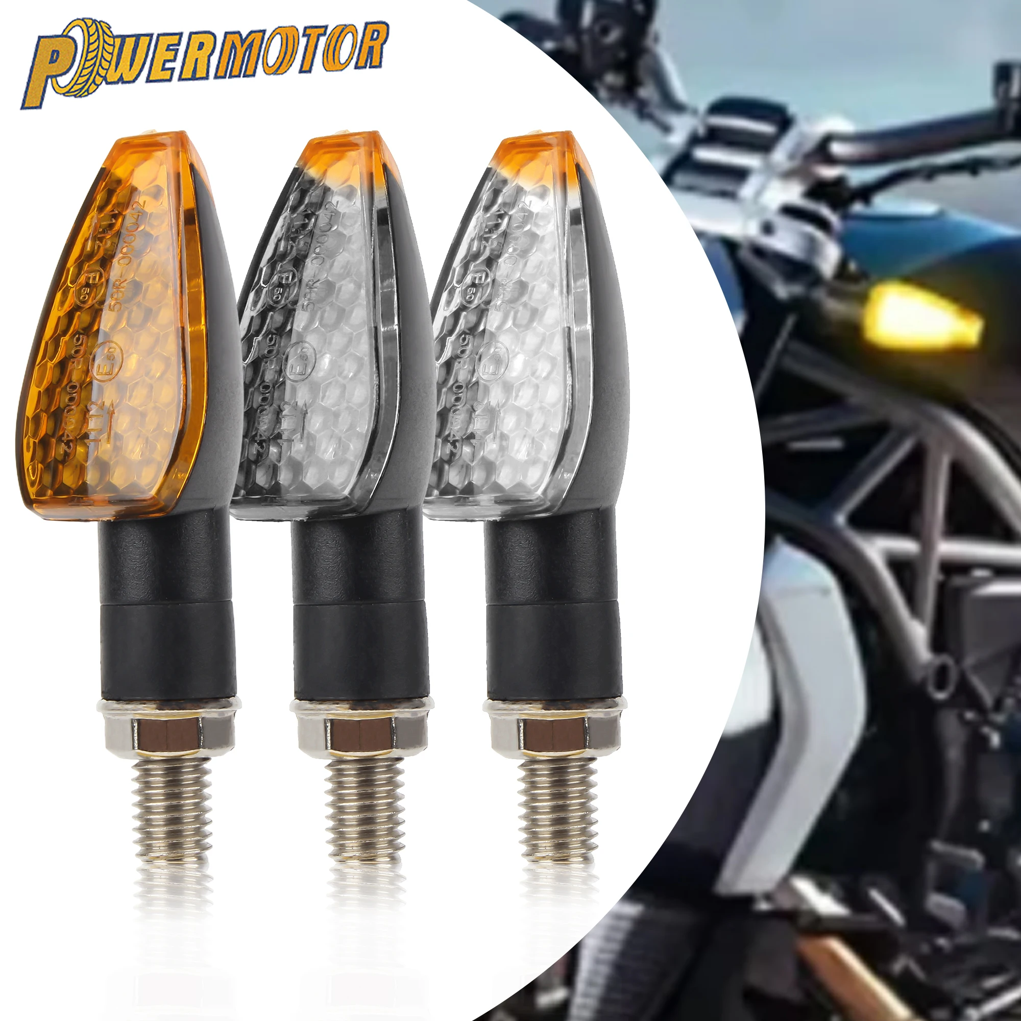 Universal Motorcycle 14 LED Turn Signal Modified Accessories For Honda BMW Motocross Supermoto Scooter Indicator Amber Lights
Universal Motorcycle 14 LED Turn Signal Modified Accessories For Honda BMW Motocross Supermoto Scooter Indicator Amber Lights