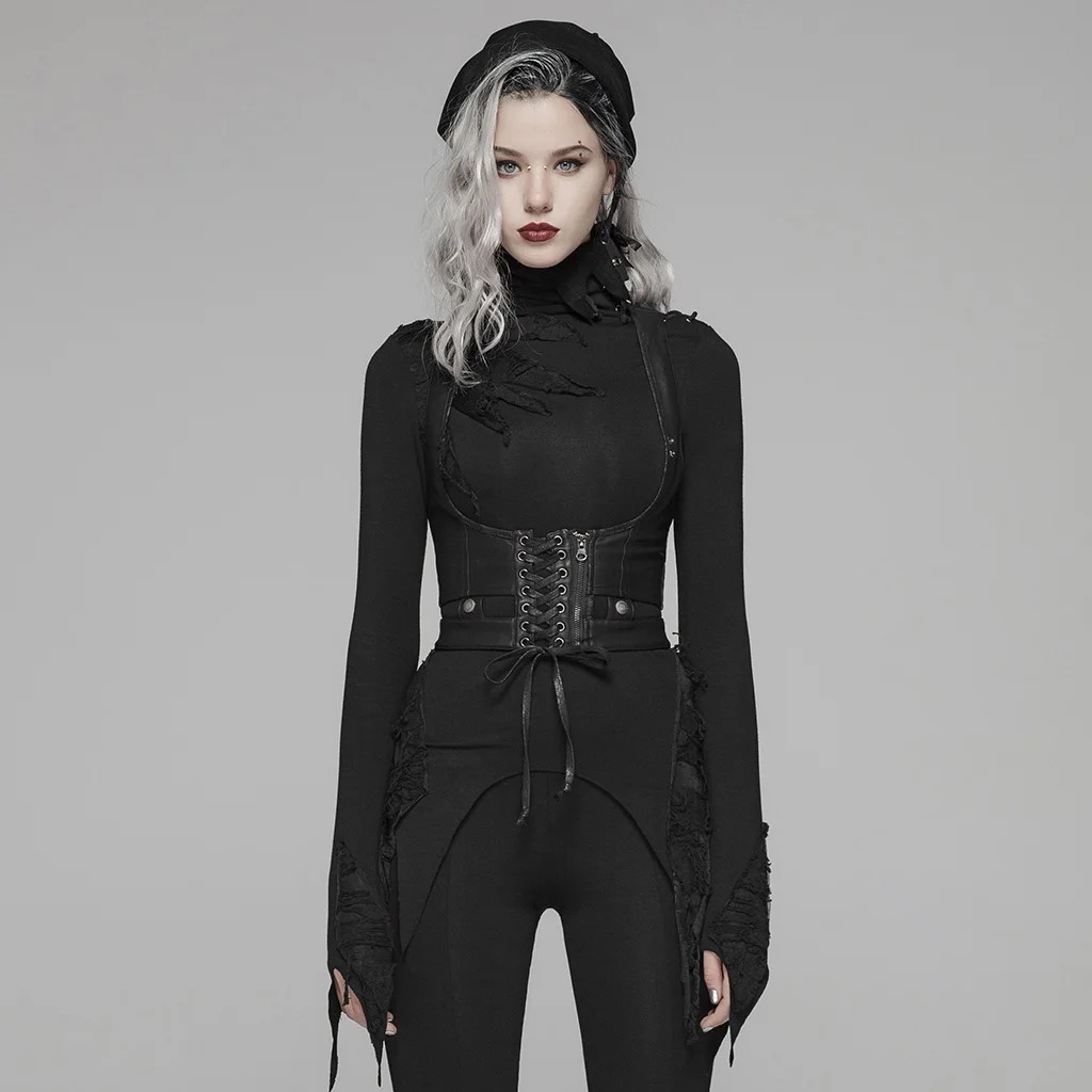 PUNKRAVE Women's Accessories Punk Accessories Wash PU Slimming Fit Metal Zipper Halloween Corset Accessories
PUNKRAVE Women's Accessories Punk Accessories Wash PU Slimming Fit Metal Zipper Halloween Corset Accessories