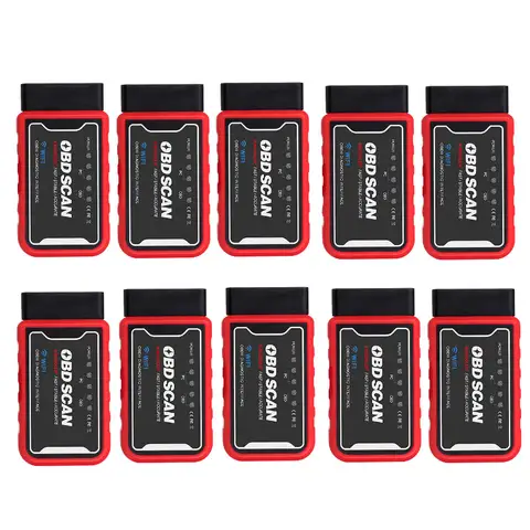10pcs KINGBOLEN ELM327 Bluetooth V1.5 PIC18F25K80 Chip OBDII Car Diagnostic Tool Wifi ELM 327 for iPhone Android PC Code Reader