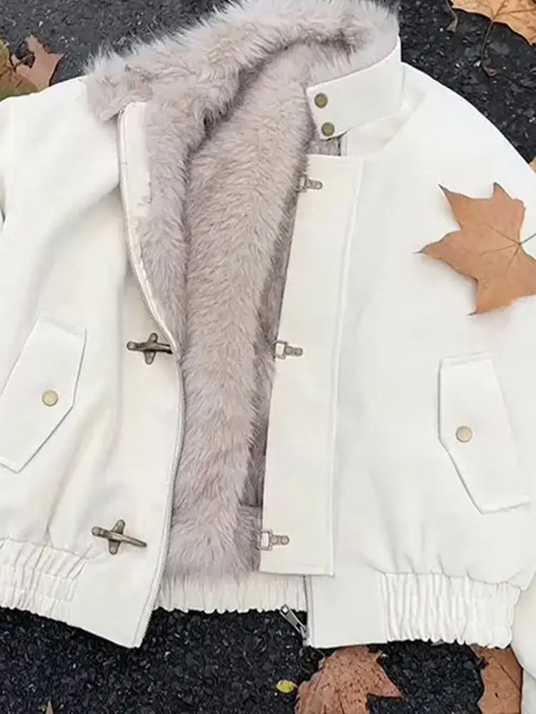 Американская куртка-бомбер из хлопка с меховым воротником, теплая, свободного кроя, повседневная, молодежная, модная
Американская куртка-бомбер из хлопка с меховым воротником, теплая, свободного кроя, повседневная, молодежная, модная