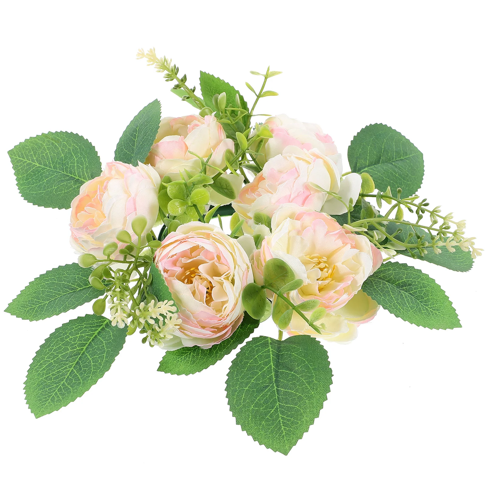 Artificial Flower Ornament Flowers Rings Wreath for Candles Peony Dining Room Table Arrangements European Style Decorative
Artificial Flower Ornament Flowers Rings Wreath for Candles Peony Dining Room Table Arrangements European Style Decorative