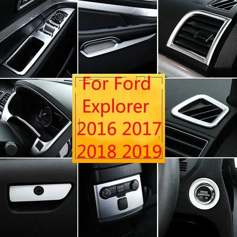 Car Accessories Abs Interior Door Handle Frame Covers Trim Sticker Chrome Interior Trim Sequins For Ford Explorer 2016-17-18-19
Car Accessories Abs Interior Door Handle Frame Covers Trim Sticker Chrome Interior Trim Sequins For Ford Explorer 2016-17-18-19