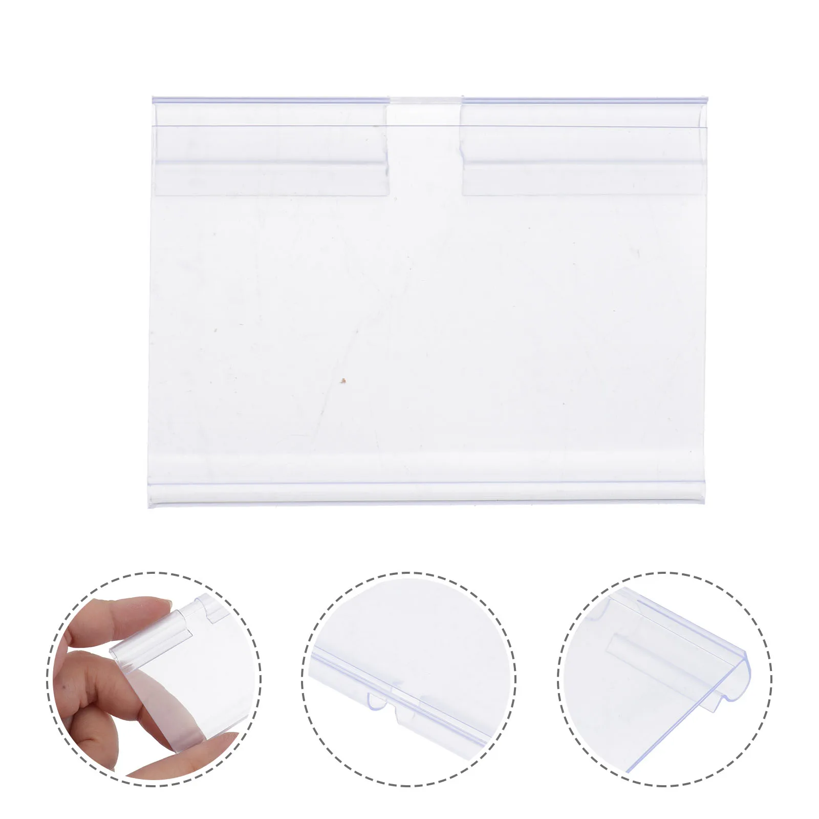 30 pcs Label Holder White Plastic Price Tag Display Stand for Supermarket Shop Market Sign Display Shelf Clip Pole
30 pcs Label Holder White Plastic Price Tag Display Stand for Supermarket Shop Market Sign Display Shelf Clip Pole