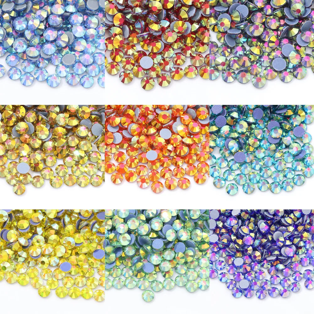 Gold edge colorful series round imitation Ao hot diamond glass crystal flat bottom diamond hot melt adhesive DIY jewelry
Gold edge colorful series round imitation Ao hot diamond glass crystal flat bottom diamond hot melt adhesive DIY jewelry