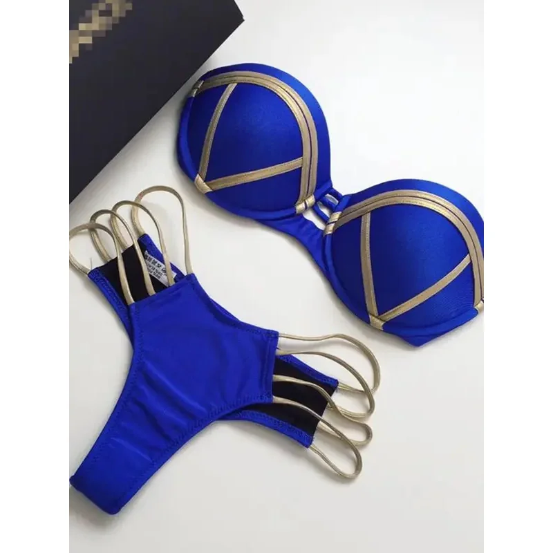 Gold stamping bikini set sexy padded 2019 women swimsuit push up bandeau swimwear Summer beachwear Brazil bathing suit
Gold stamping bikini set sexy padded 2019 women swimsuit push up bandeau swimwear Summer beachwear Brazil bathing suit