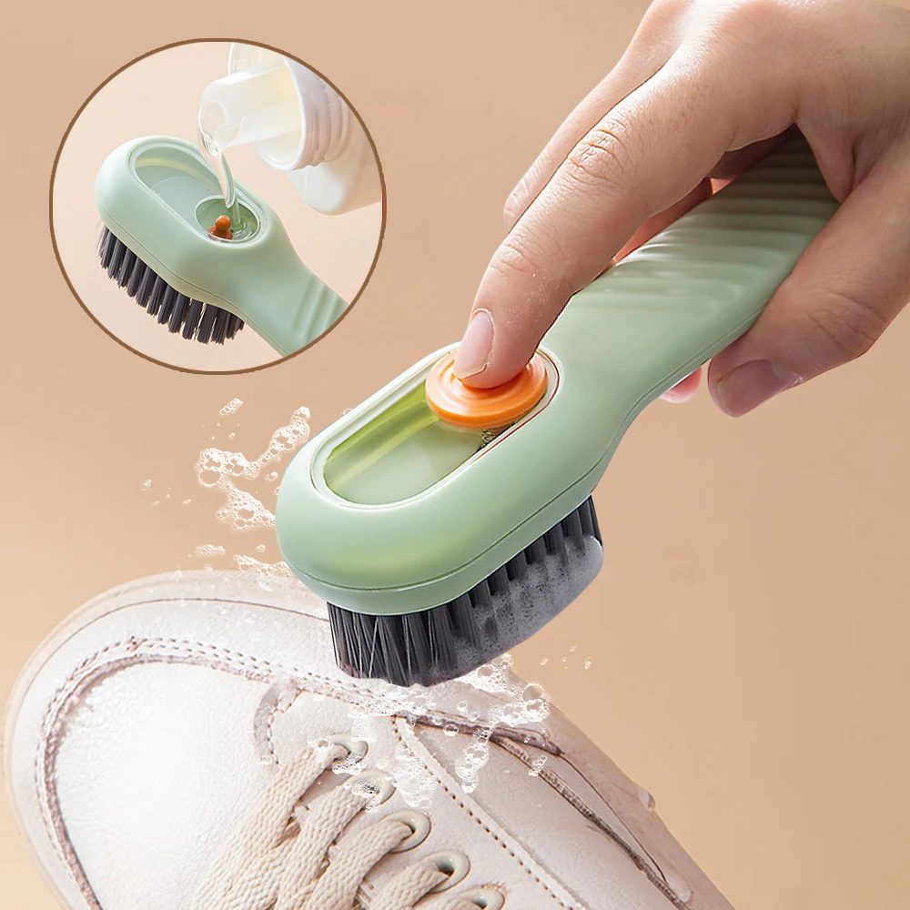Multifunction Cleaning Shoe Brush Automatic Liquid Long Handle Clothes Soft Brush Household Kitchen Dish Washers Cleaning Tool
Multifunction Cleaning Shoe Brush Automatic Liquid Long Handle Clothes Soft Brush Household Kitchen Dish Washers Cleaning Tool