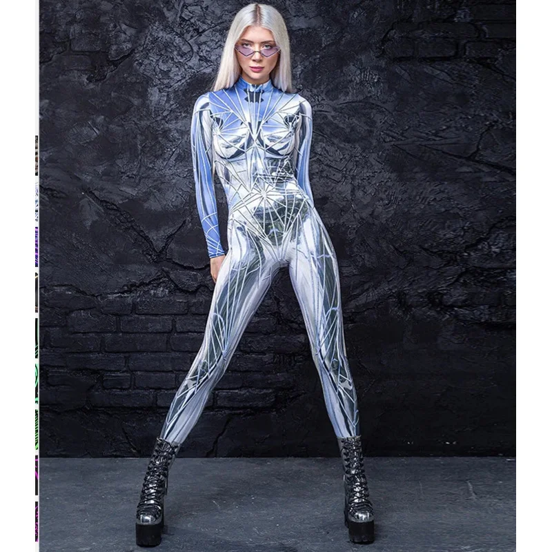 Cosplay Costume Women Catsuit Jumpsuit Halloween Sexy 3D Printed Holiday Carnival Zentai Bodysuit Female Cosplay Tight Outfit
Cosplay Costume Women Catsuit Jumpsuit Halloween Sexy 3D Printed Holiday Carnival Zentai Bodysuit Female Cosplay Tight Outfit