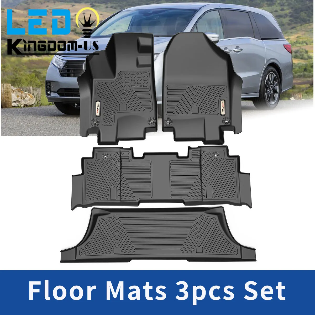 3D Molded Floor Mats For 2018-2026 Honda Odyssey Front & Rear All Weather Liners
3D Molded Floor Mats For 2018-2026 Honda Odyssey Front & Rear All Weather Liners