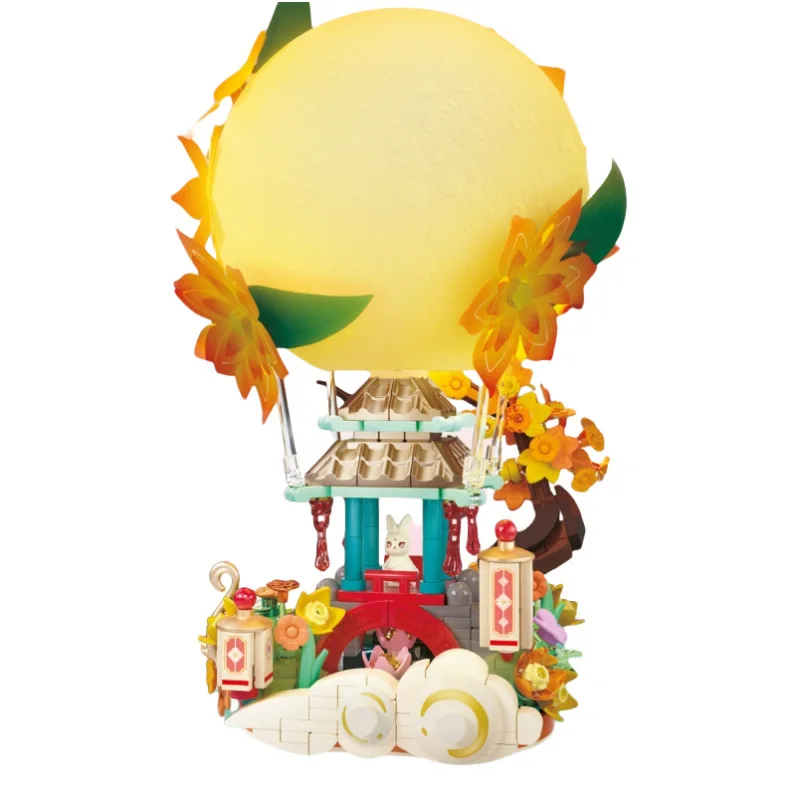 Creative Pavilion Moon Shadow Block City Street View Rabbit Figures Model Building Brick Construction Toy With Light For Gifts
Creative Pavilion Moon Shadow Block City Street View Rabbit Figures Model Building Brick Construction Toy With Light For Gifts