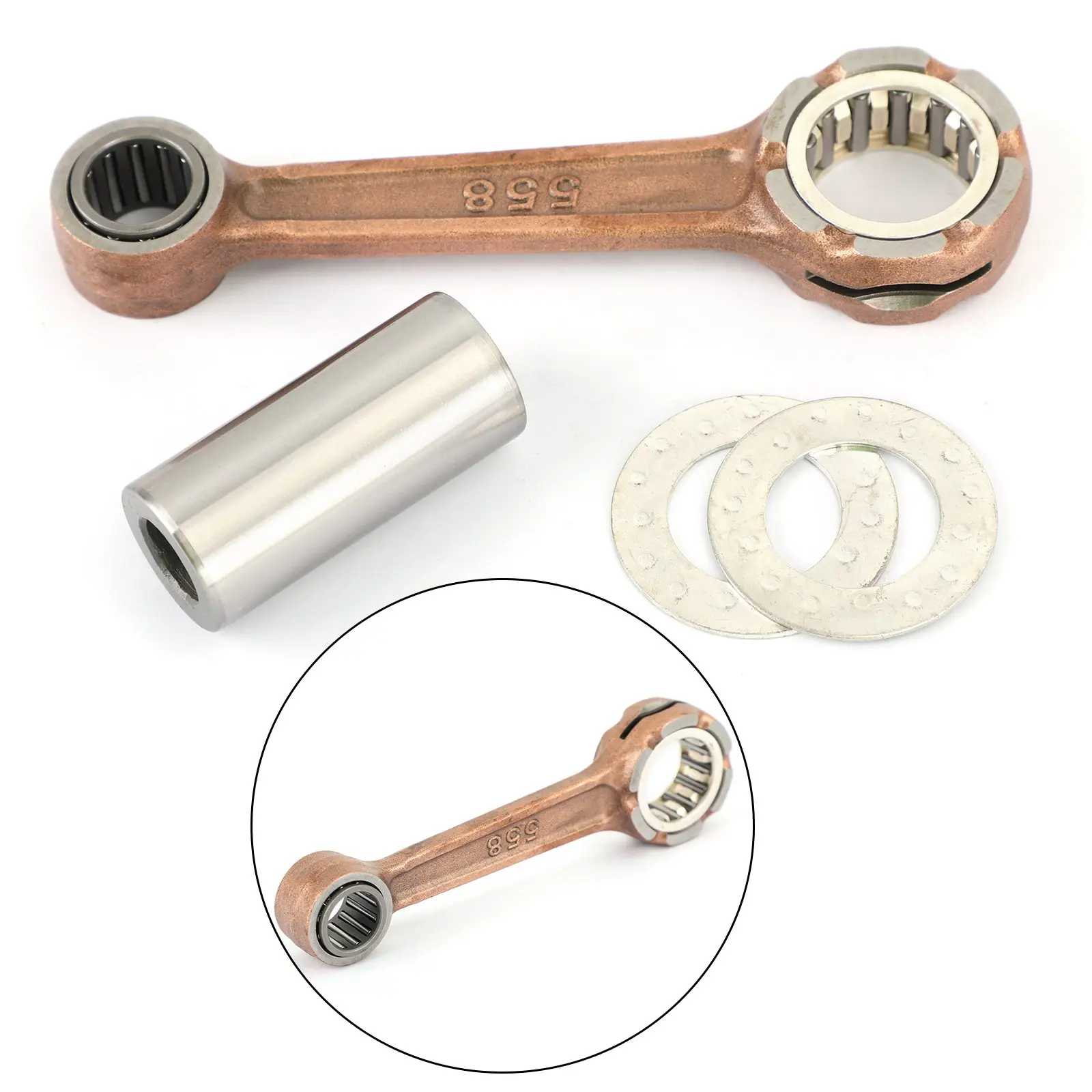 Areyourshop 1M7-11650-00 Connecting Rod Kit For Yamaha DT100 1974-83 RS100 1975-1976 MX100 1974-1983
Areyourshop 1M7-11650-00 Connecting Rod Kit For Yamaha DT100 1974-83 RS100 1975-1976 MX100 1974-1983