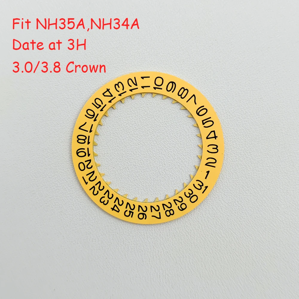 Модифицированный желтый диск подходит для NH35 NH34 механизм мод Datewheel дисковые детали 3,0/3,8 версия модифицированный механизм заменяемые детали
Модифицированный желтый диск подходит для NH35 NH34 механизм мод Datewheel дисковые детали 3,0/3,8 версия модифицированный механизм заменяемые детали