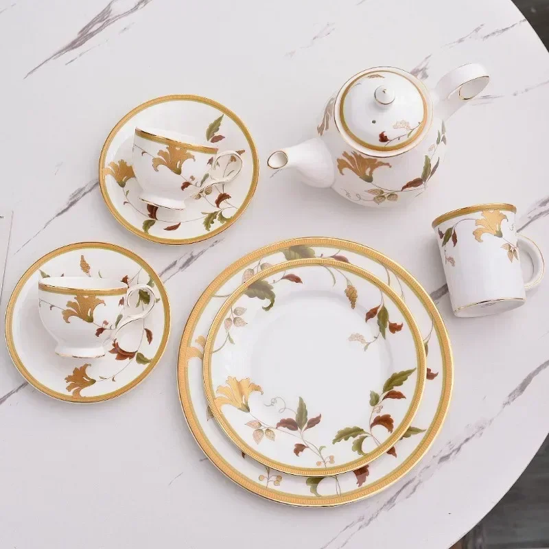 New European-style Steak Plate Household Coffee Mug Dining Table Kitchen Round Dim Sum Salad Dishes Western-style Tableware Tray
New European-style Steak Plate Household Coffee Mug Dining Table Kitchen Round Dim Sum Salad Dishes Western-style Tableware Tray