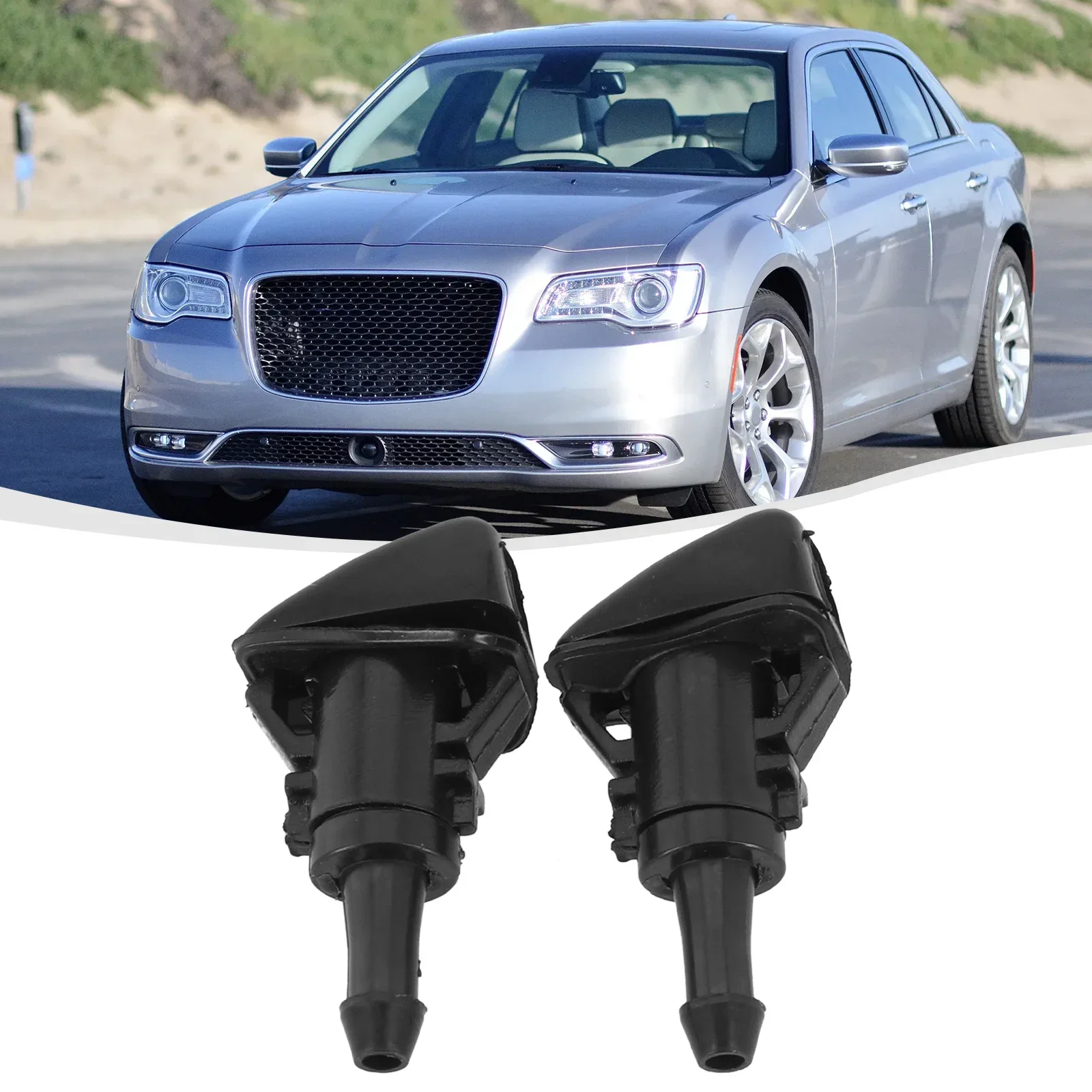 Windshield Parts Washer Nozzle 2pcs/set 986303J000 98630-3J000 Replacement For Hyundai For Kia 2007-2020 Sturdy
Windshield Parts Washer Nozzle 2pcs/set 986303J000 98630-3J000 Replacement For Hyundai For Kia 2007-2020 Sturdy