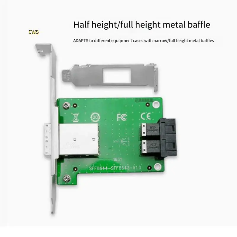 12G 2-Port SFF-8644 To SFF-8643 Expansion Card SFF-8643 Expansion Card Expansion Card XIC4383
12G 2-Port SFF-8644 To SFF-8643 Expansion Card SFF-8643 Expansion Card Expansion Card XIC4383