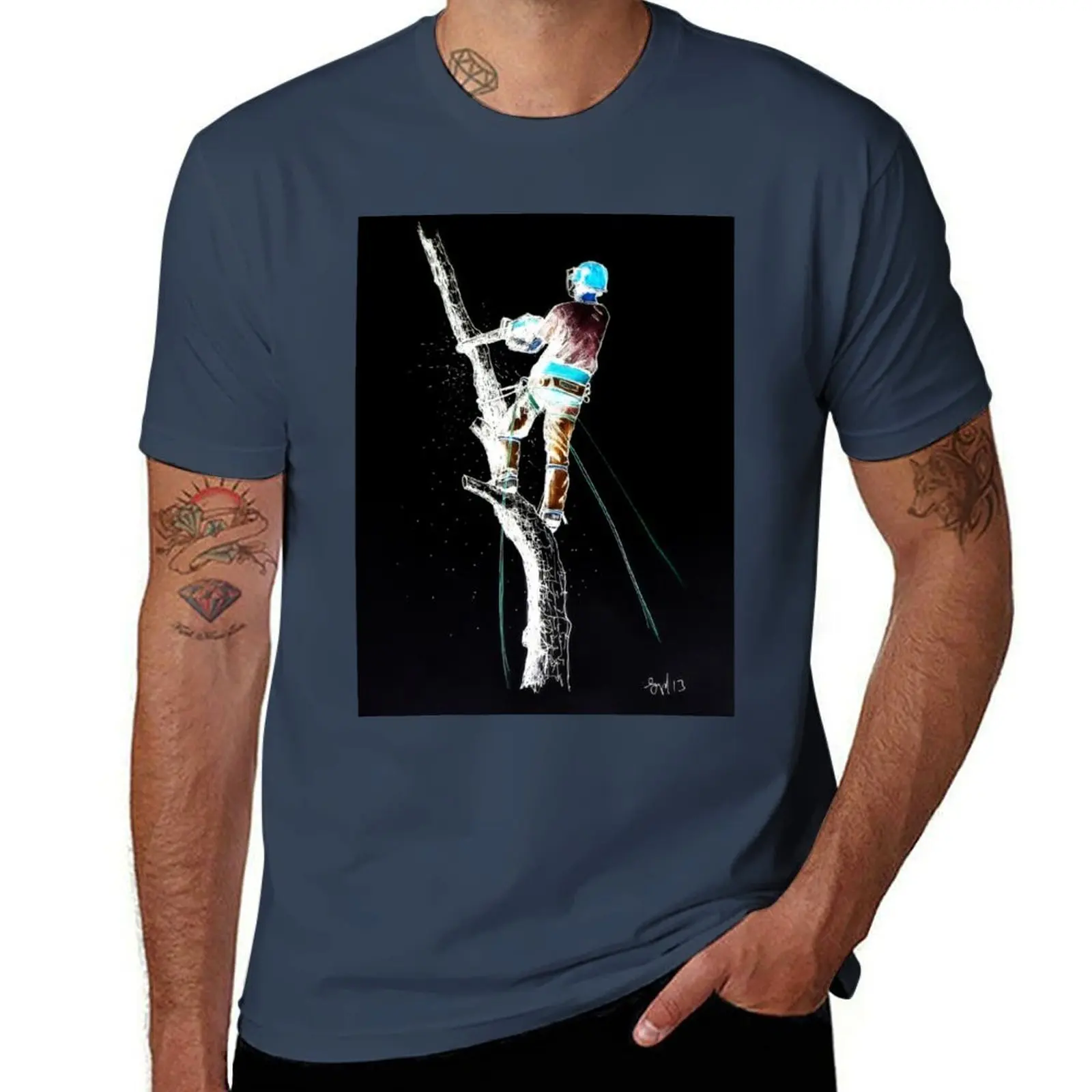 Arborist Tree Surgeon Lumberjack Logger chainsaw. T-Shirt Non-Shrink Basic Cotton T-Shirt
Arborist Tree Surgeon Lumberjack Logger chainsaw. T-Shirt Non-Shrink Basic Cotton T-Shirt