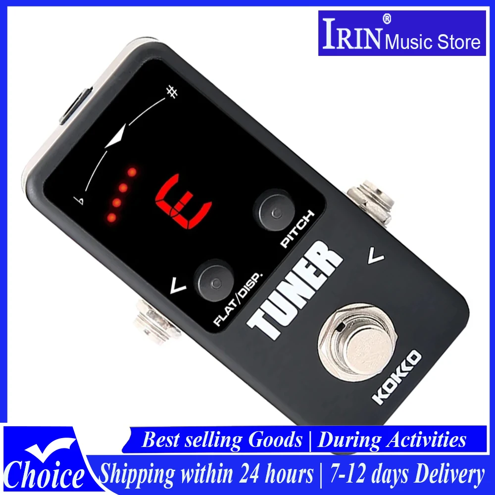 KOKKO Tuner Effect Electric Guitar Tuner Pedal with LED Display True Bypass Guitar Effects Pedal Instrument Accessories
KOKKO Tuner Effect Electric Guitar Tuner Pedal with LED Display True Bypass Guitar Effects Pedal Instrument Accessories
