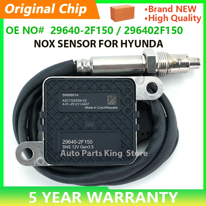29640-2F150 296402F150 SNS0801A NEW Nitrogen Oxide Senor NOx Sensor For 2016-2023 KIA Sorento Hyundai Santa Fe MK4 2.0 2.2 CRDi
29640-2F150 296402F150 SNS0801A NEW Nitrogen Oxide Senor NOx Sensor For 2016-2023 KIA Sorento Hyundai Santa Fe MK4 2.0 2.2 CRDi