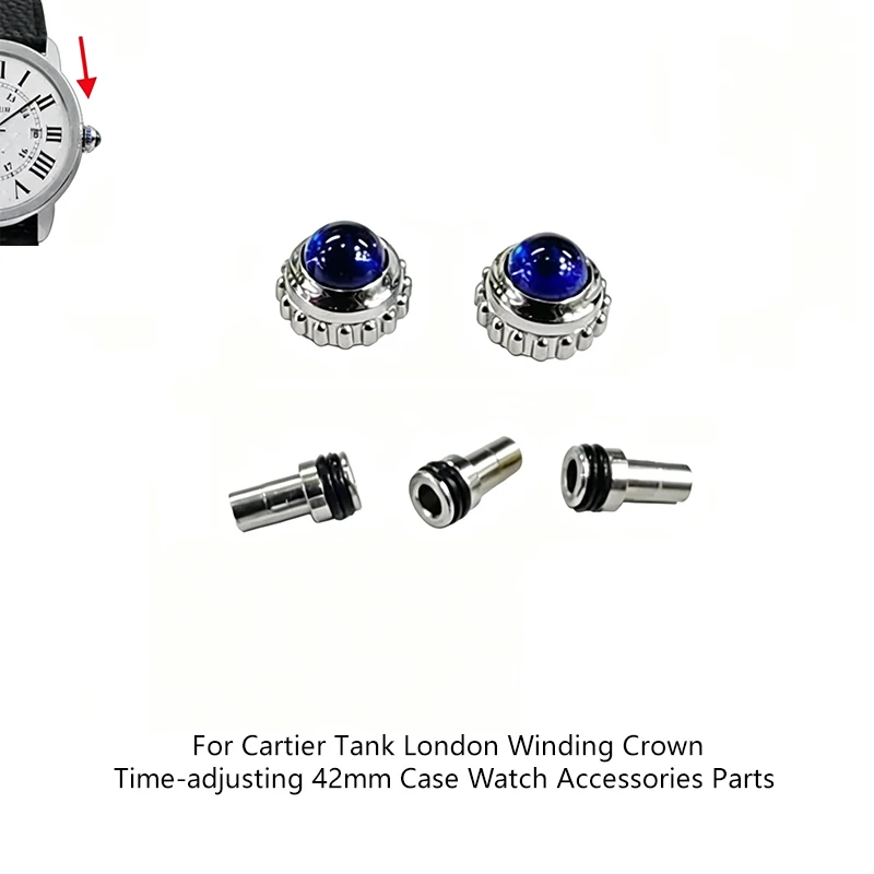 Watch Accessories Parts Gold Silver Peach Red For Cartier Tank London Winding Crown Time-adjusting 42mm Case
Watch Accessories Parts Gold Silver Peach Red For Cartier Tank London Winding Crown Time-adjusting 42mm Case